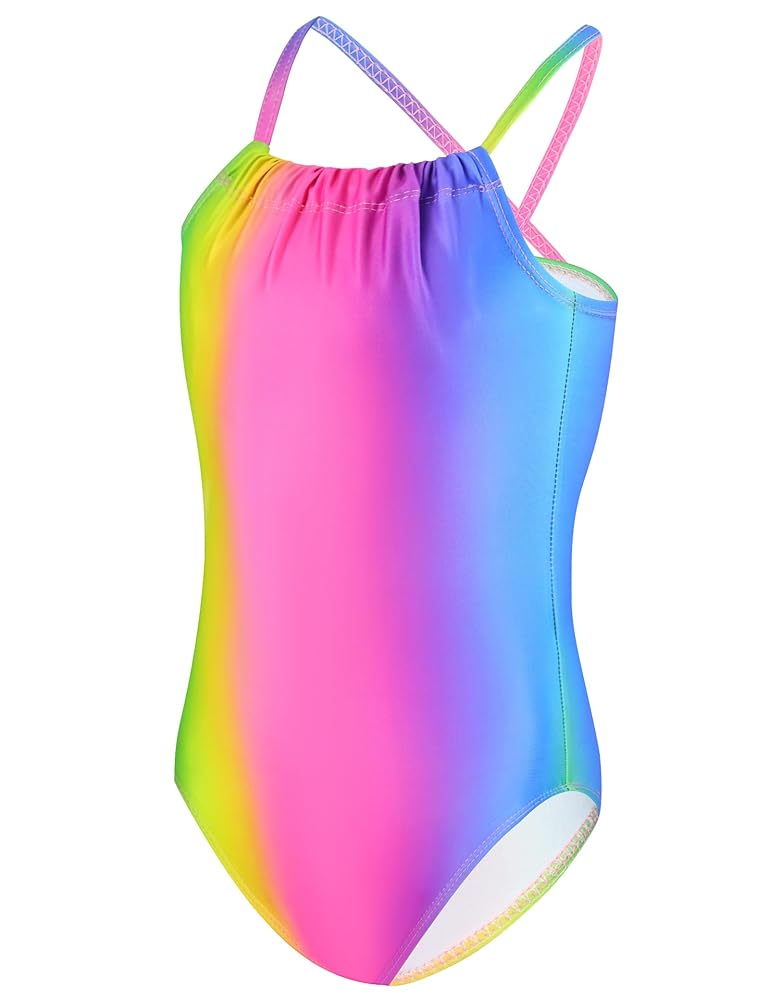 Amazon.com: Bathing Suits for Girls 3t 4t Swimsuit Rainbow
